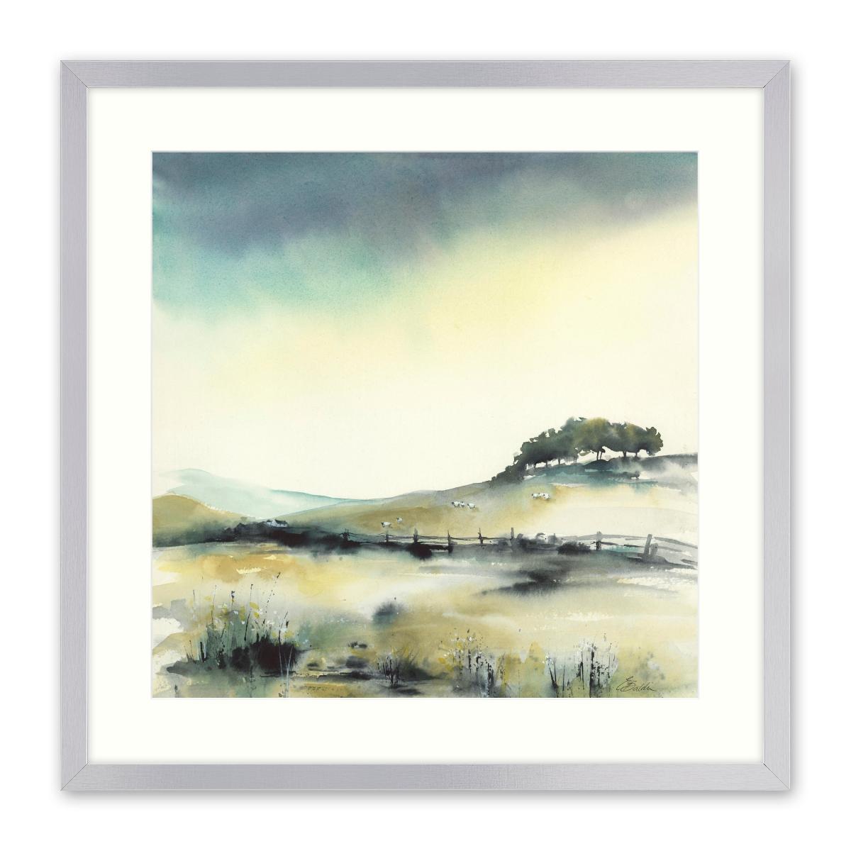 Spring Meadow by Elizabeth Baldin Framed Print Green – image 2