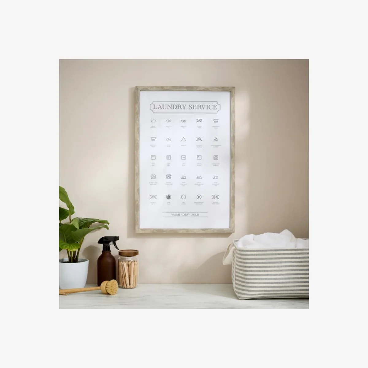 Laundry Service Framed Print – image 1