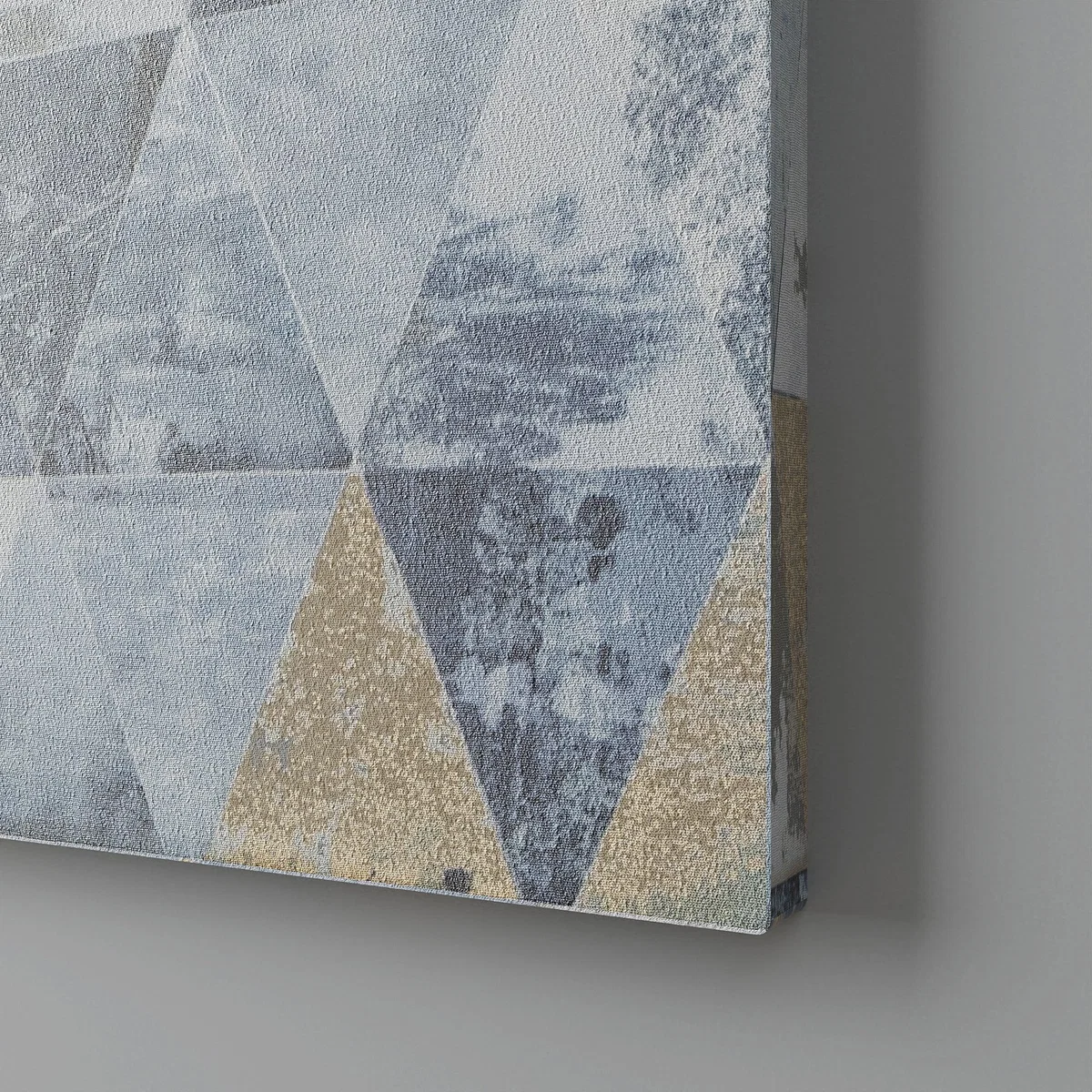 Gloss Blue And Gold Geo Canvas Blue, White and Gold – image 2