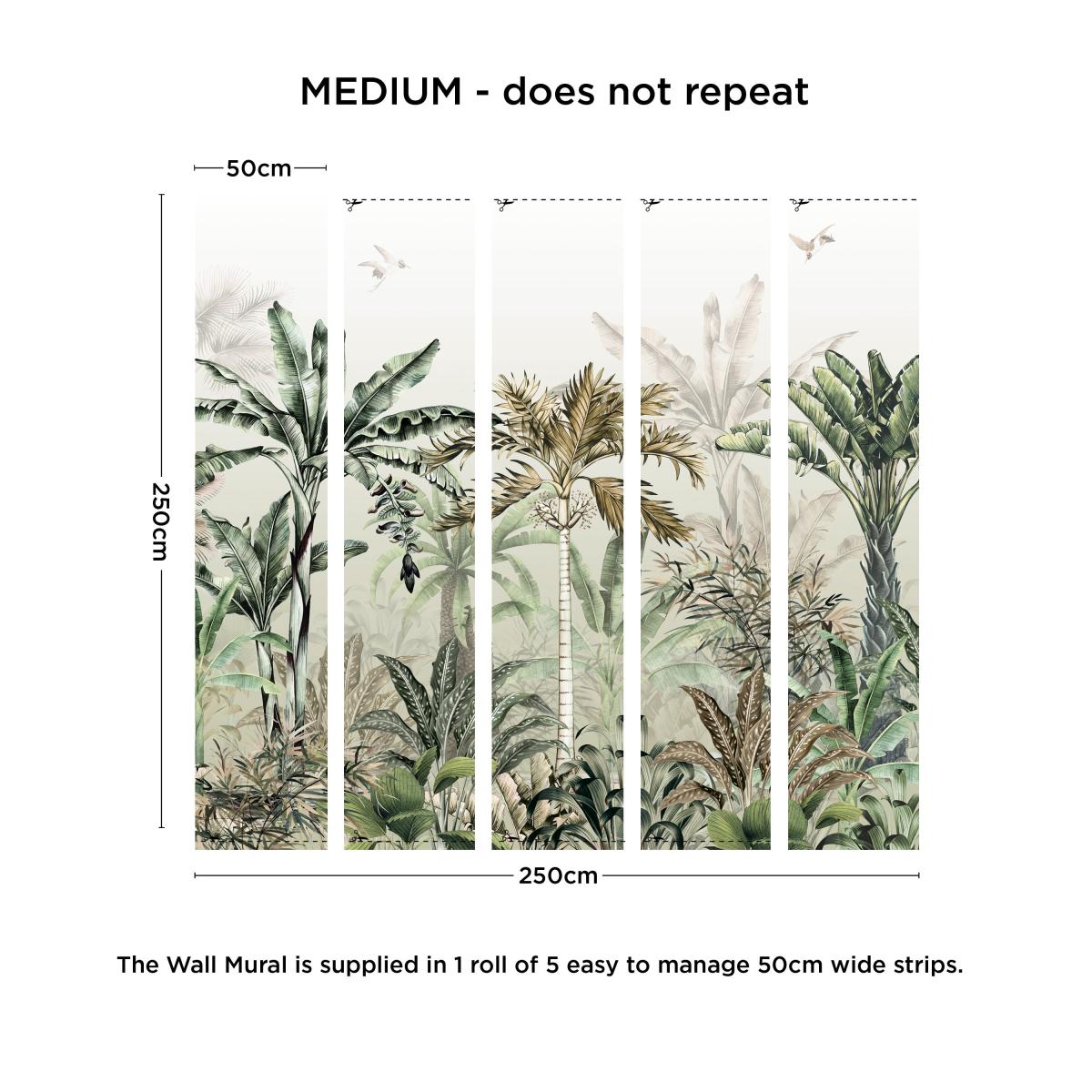 Tropical Oasis Sage Green Mural Green – image 4