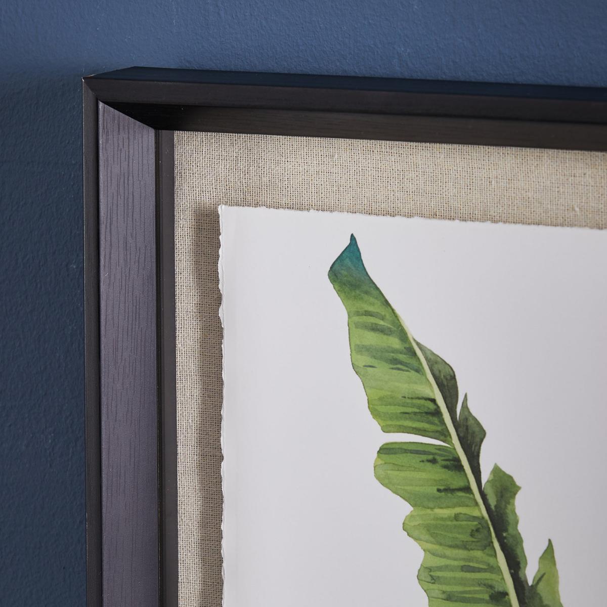 Banana Leaf Framed Print Green – image 2
