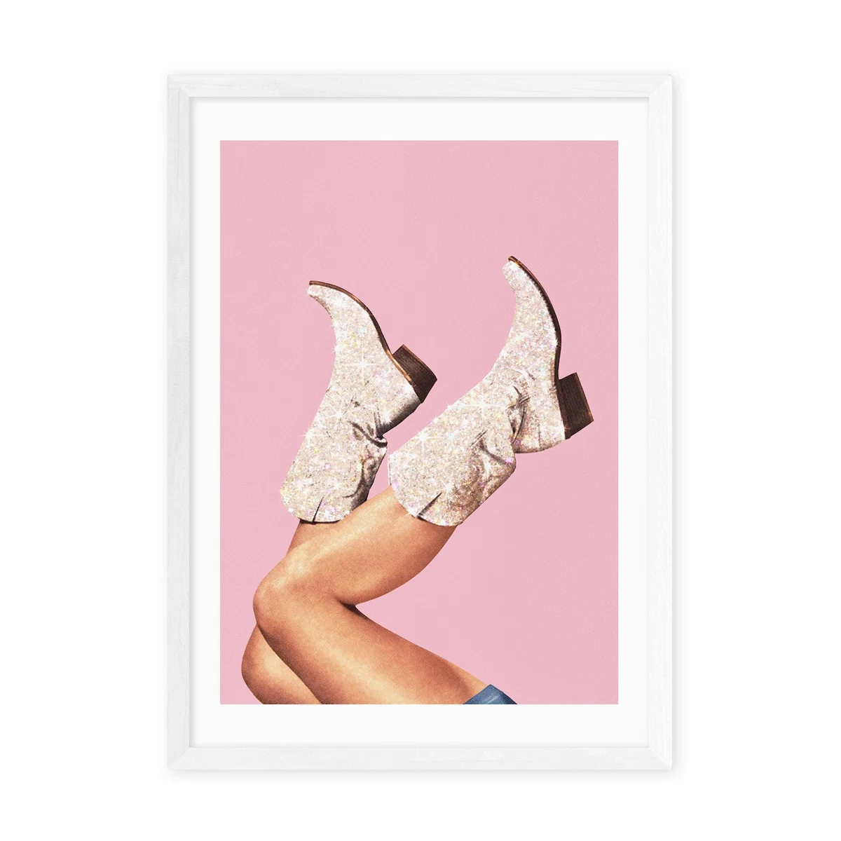 East End Prints These Boots Glitter Print – image 2