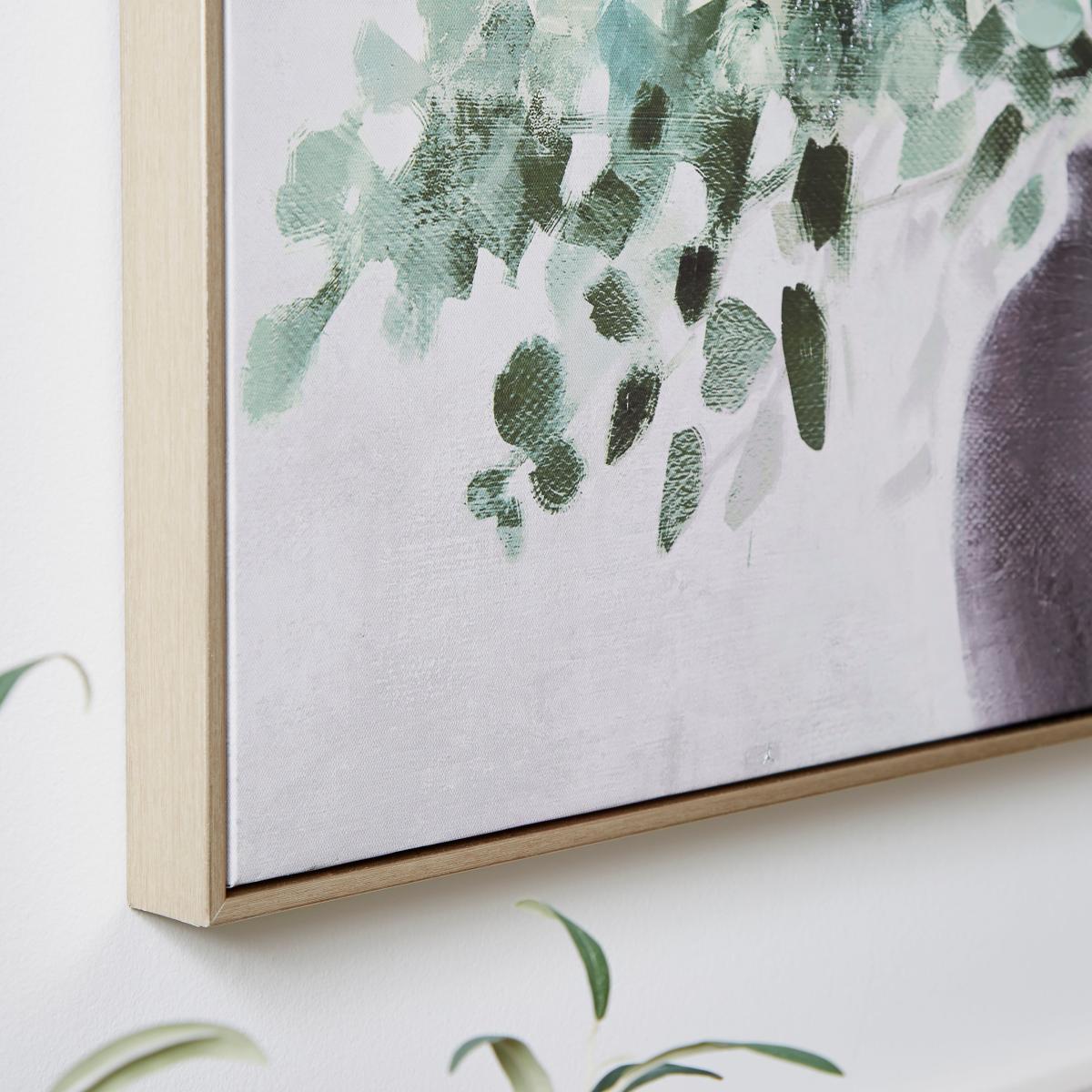 Churchgate Green Florals Capped Canvas 80x100cm Green – image 2