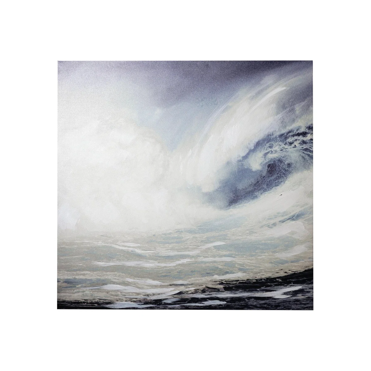Wave Canvas Blue/White – image 1