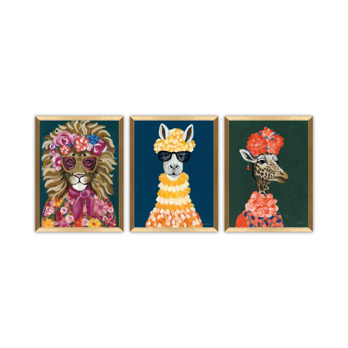Set of 3 Fashionista Framed Prints – image 2