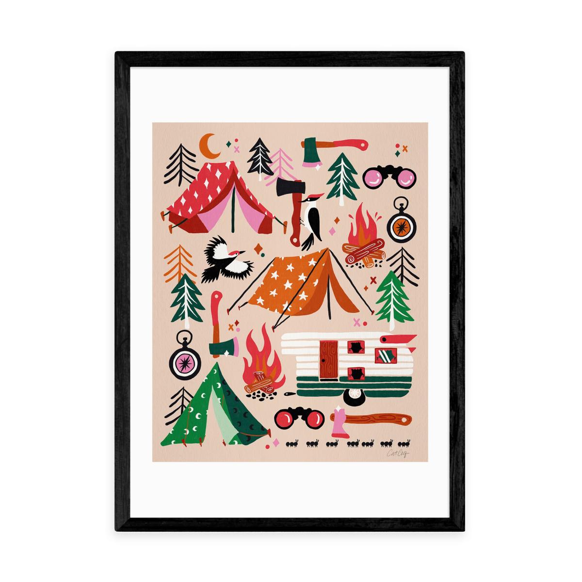 East End Prints Watermelon Camping Kit Print MultiColoured – image 2
