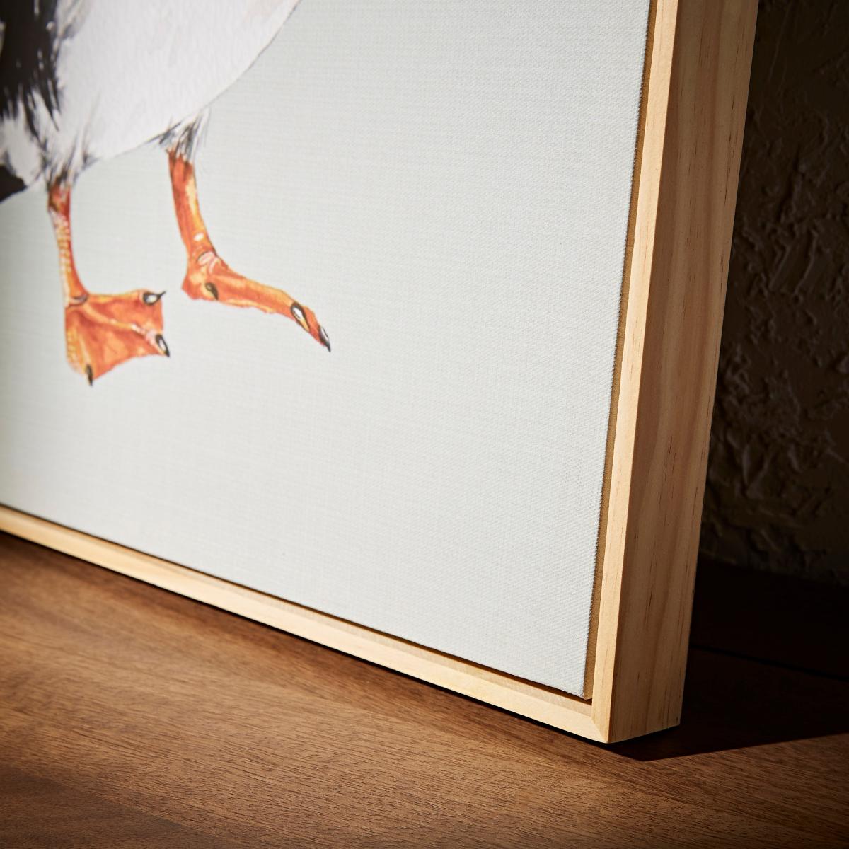 Puffin Canvas 40cm x 50cm Black and white – image 3