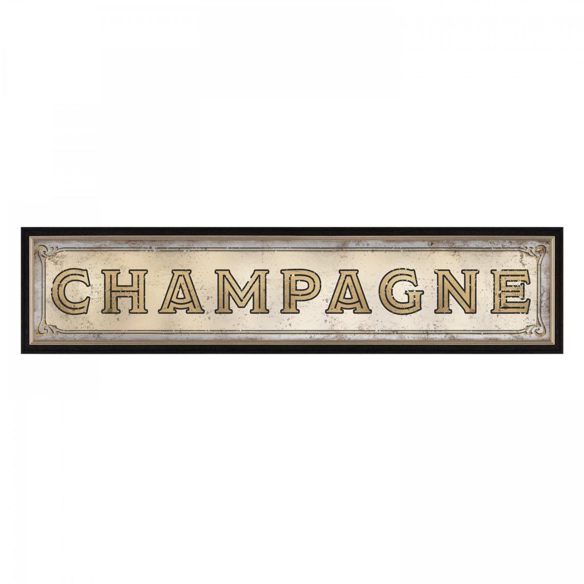 Champagne Framed Mirror Wall Art – image 3