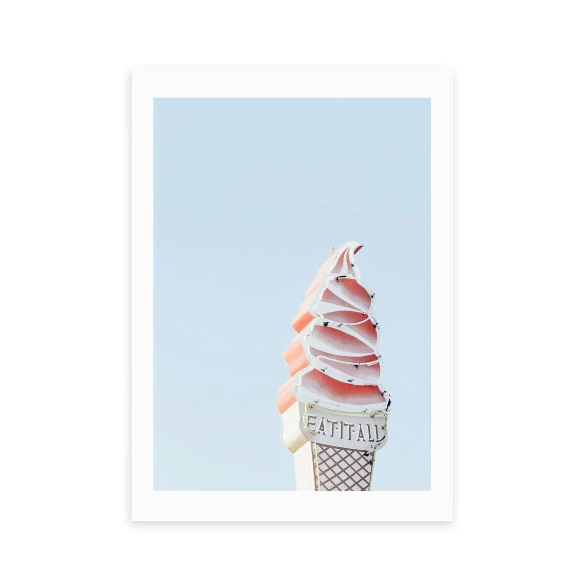 East End Prints Treat Yourself Print Blue – image 2