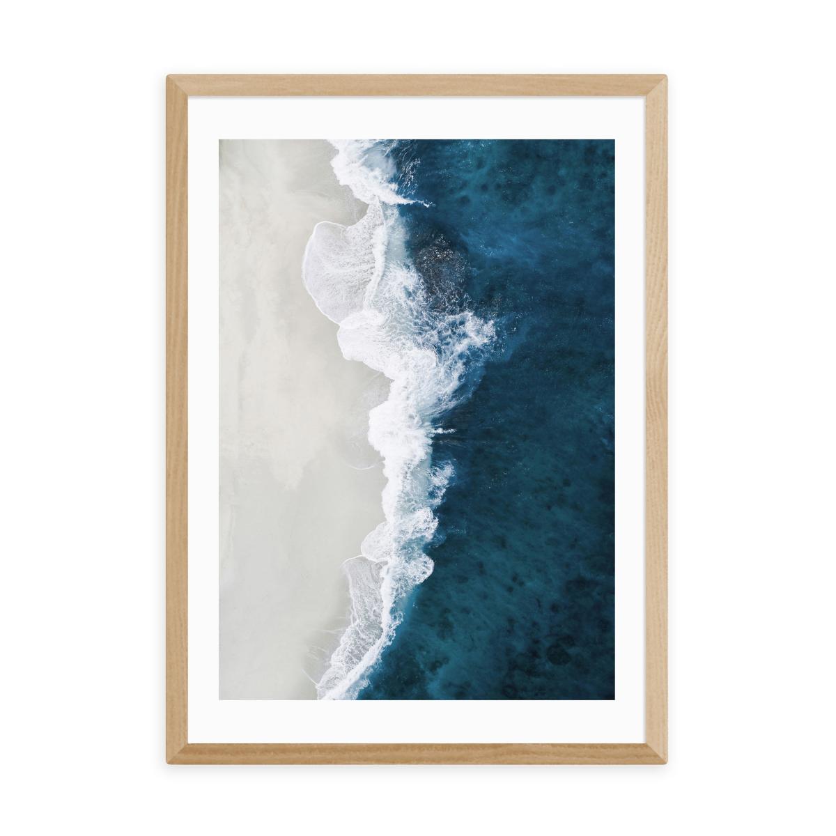 East End Prints Ocean Aerial Print Blue – image 2