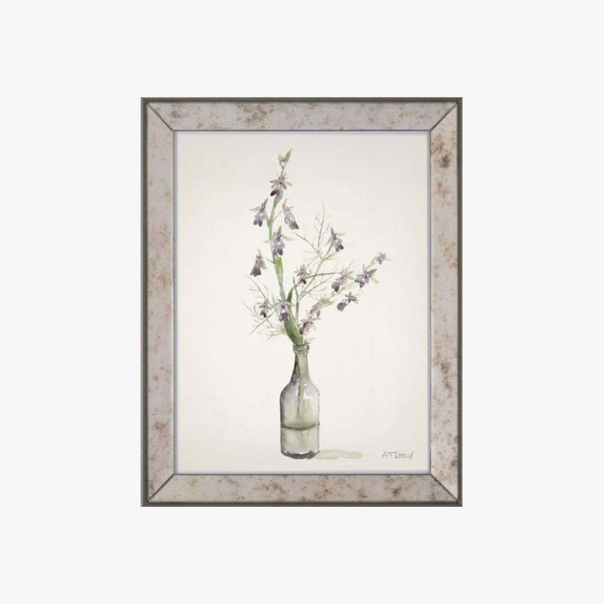 Cedar & Sage Amethyst Orchids Framed Print
