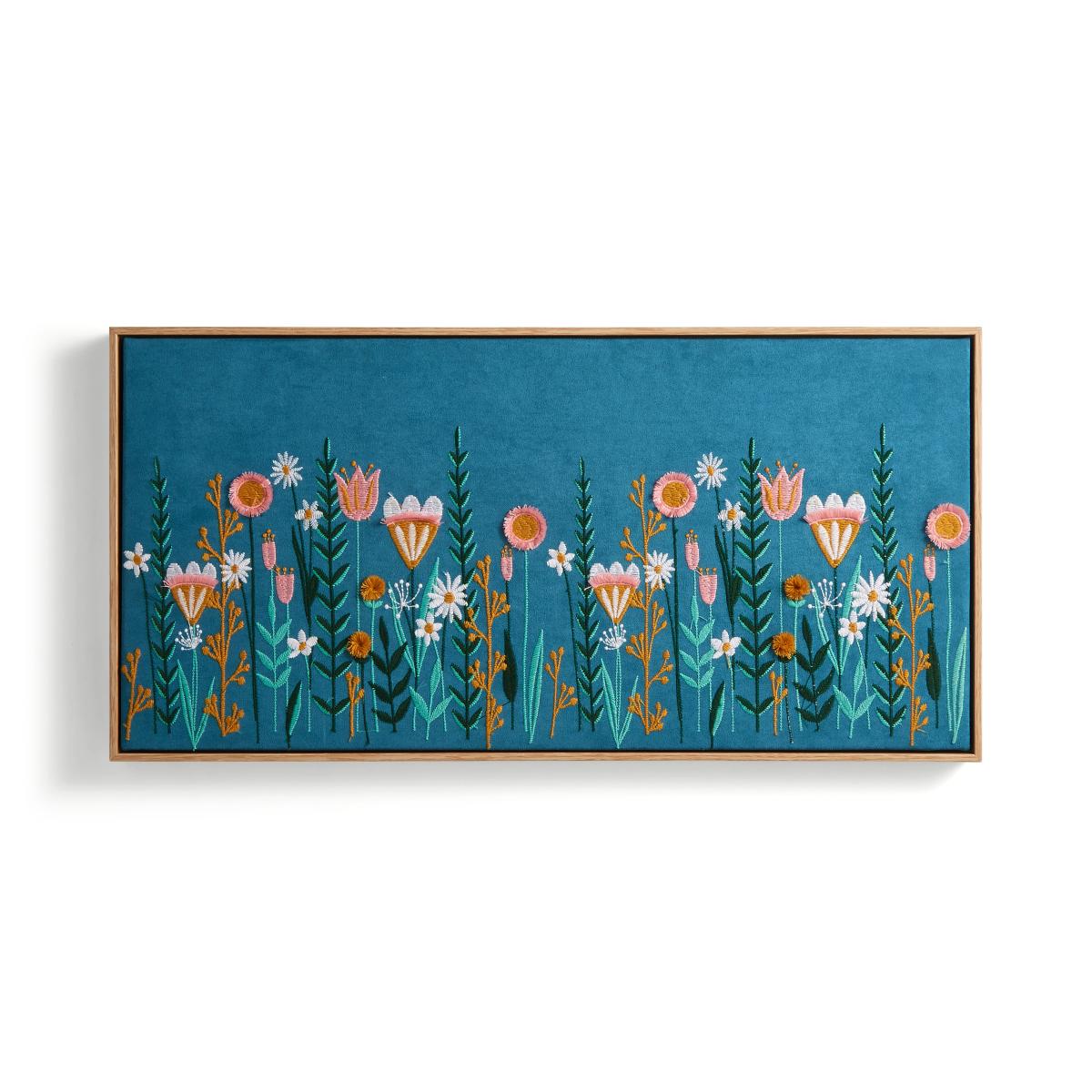 Scandi Florals Capped Canvas 60x30cm Blue – image 3