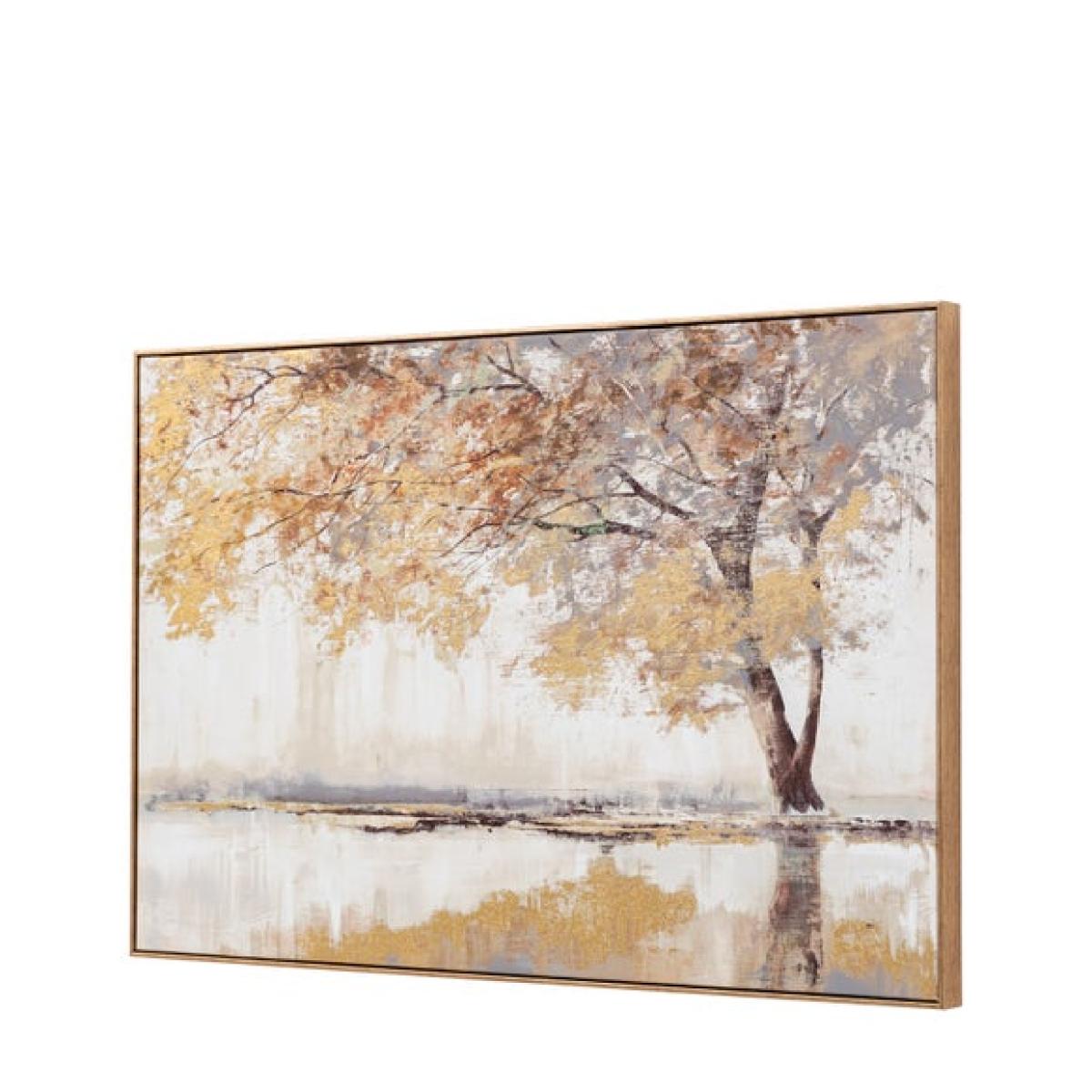 Cedar & Sage Gilded Oak Framed Canvas – image 4