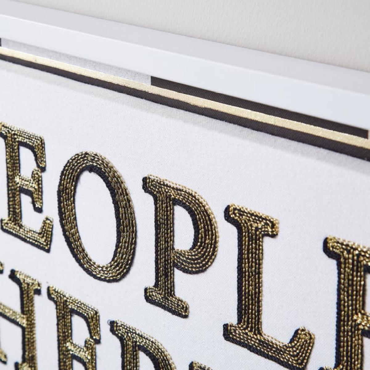 Cool People Live Here Framed Wall Art – image 2