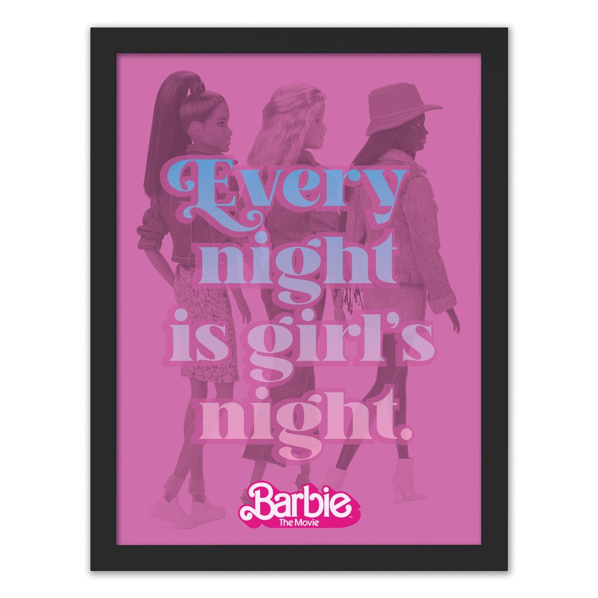 Barbie Girls Night Framed Print Pink – image 2