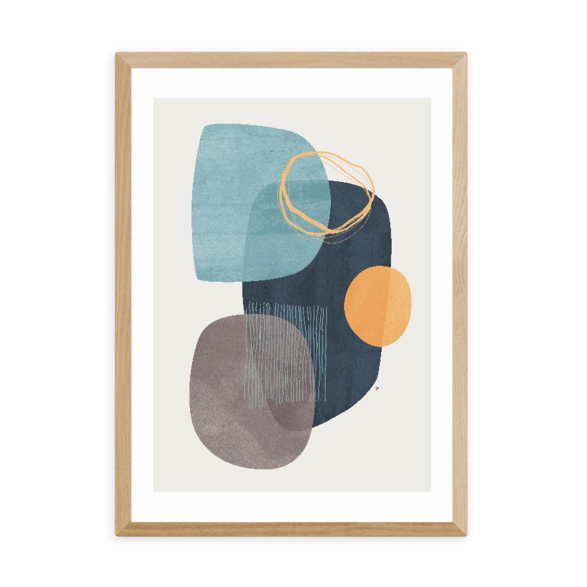 East End Prints Cyra Print Blue – image 2