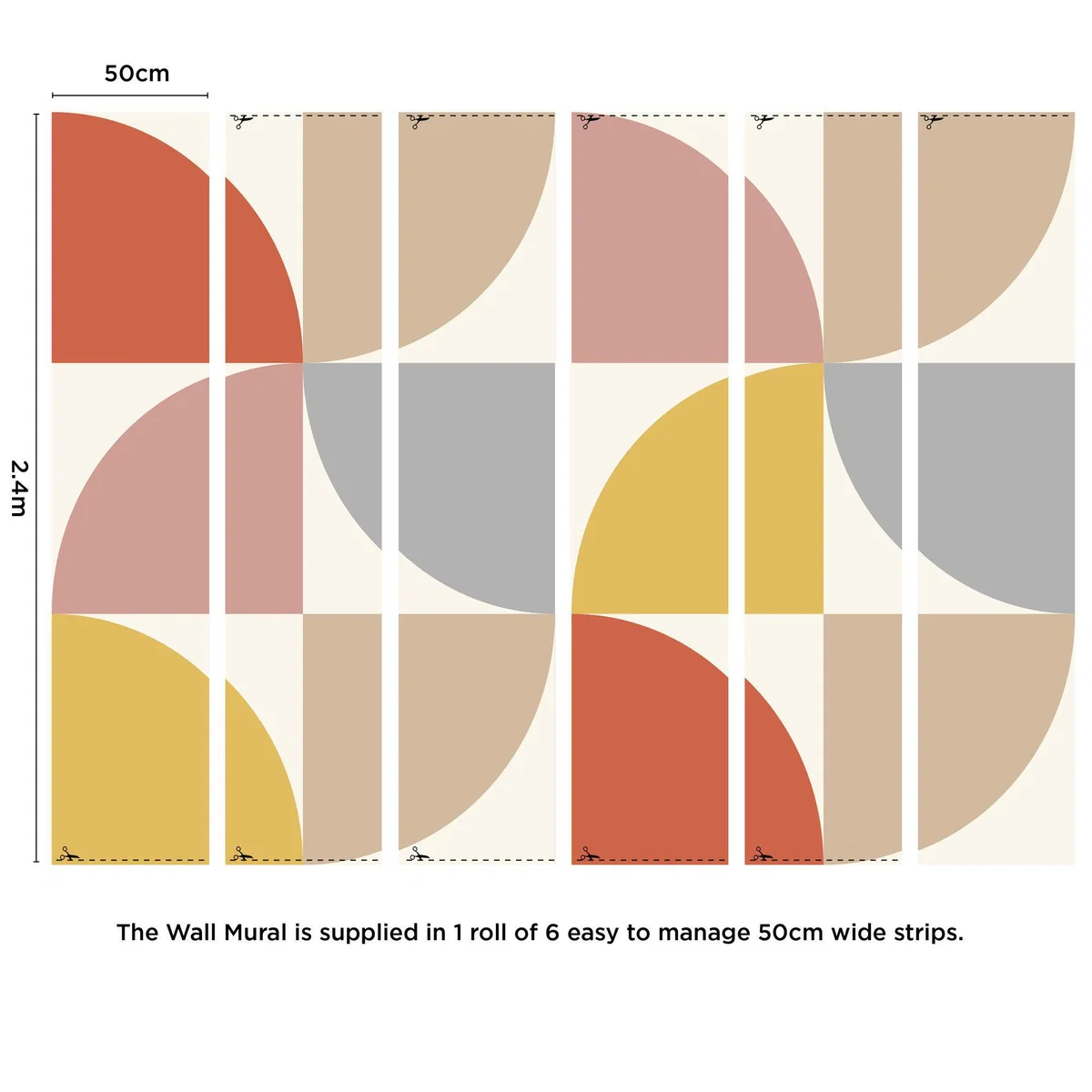 Elements Anton Mural MultiColoured – image 4
