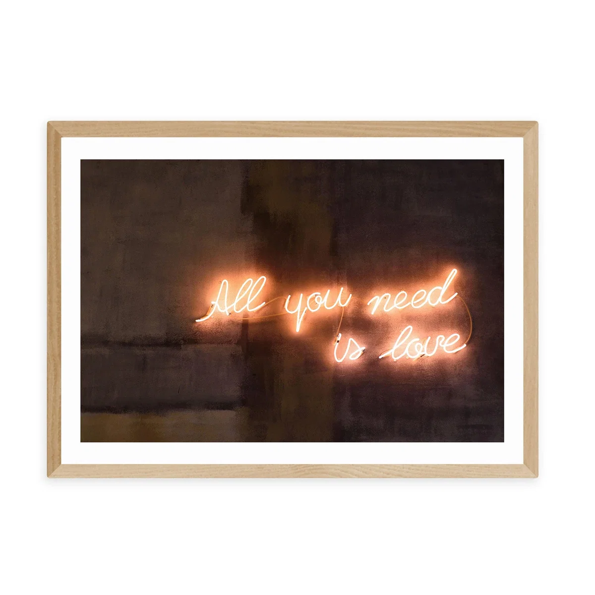East End Prints All You Need is Love Print MultiColoured – image 2