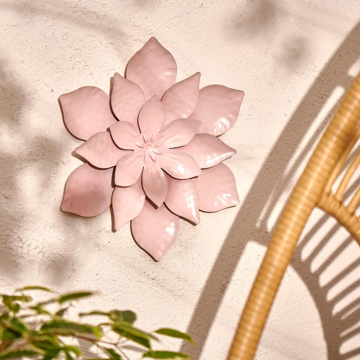Floral Pink Wall Art Pink – image 1