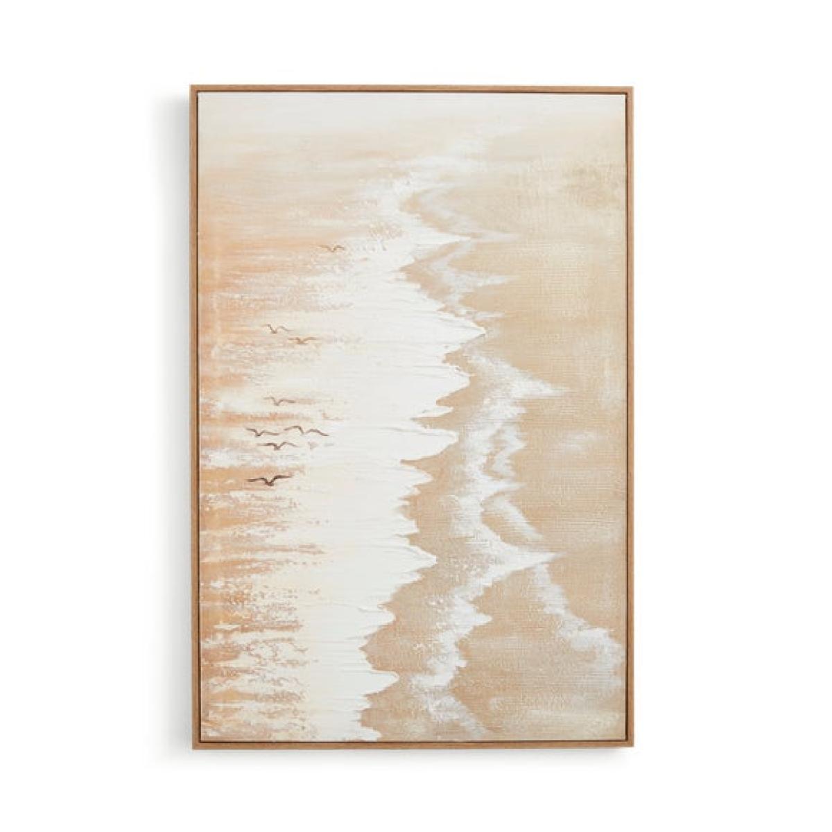 Morning Waves Hand Painted Framed Canvas – image 3