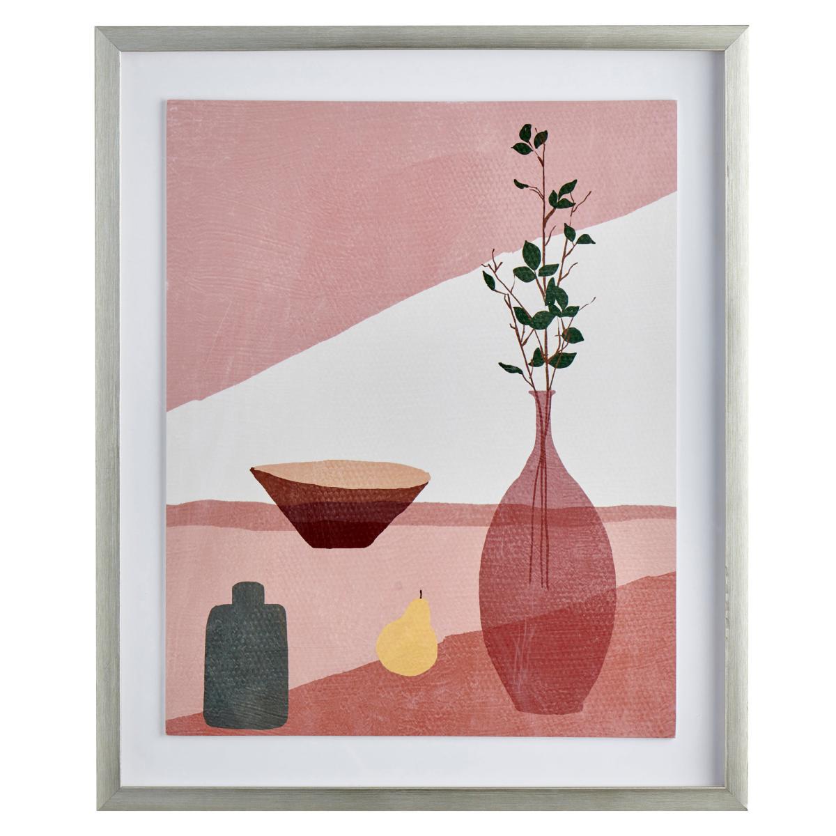 Set of 2 Pretty Vase Prints Pink – image 2