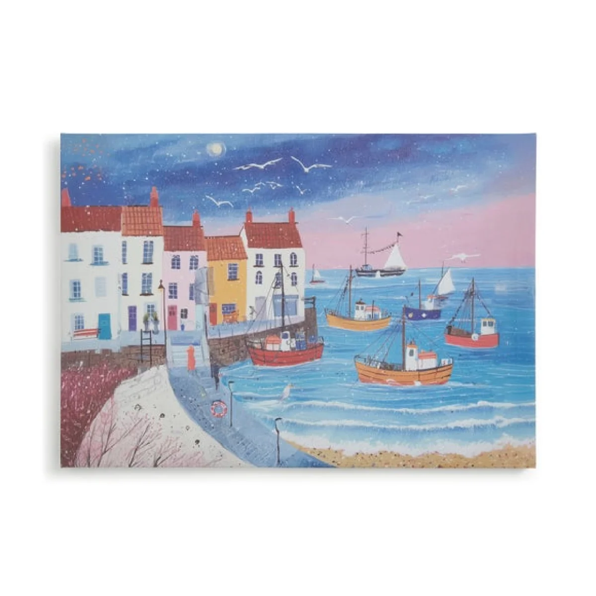 Coastal Harbour Canvas – image 3