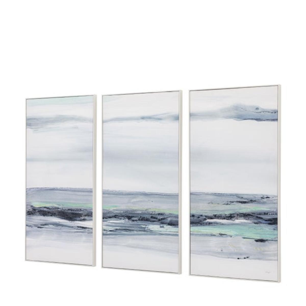 Cedar & Sage Set of 3 Clouded View Framed Canvases – image 6