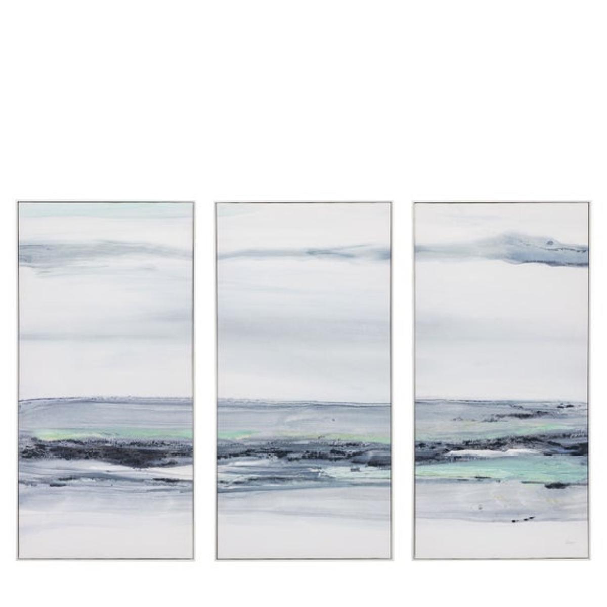 Cedar & Sage Set of 3 Clouded View Framed Canvases – image 7