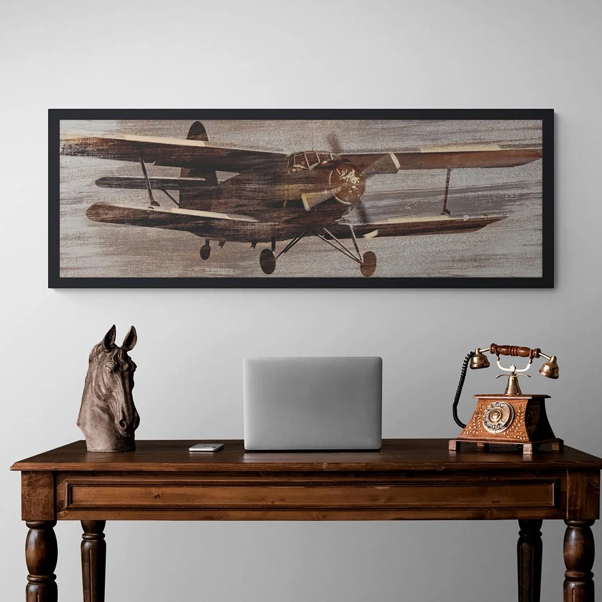 Flight Framed Print Black – image 1