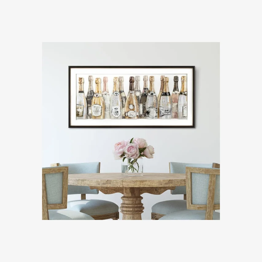 Cedar & Sage Champagne Alley Framed Print Gold