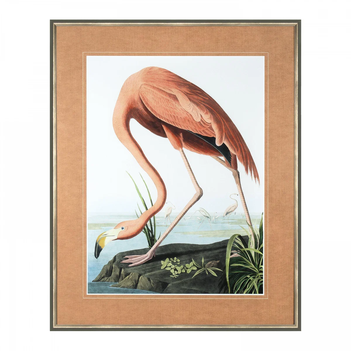 Vintage Flamingo Framed Print – image 3