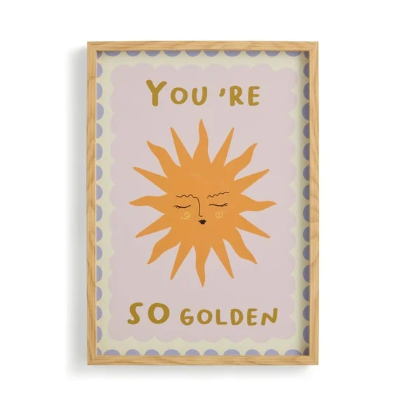 You're So Golden Framed Print – image 3