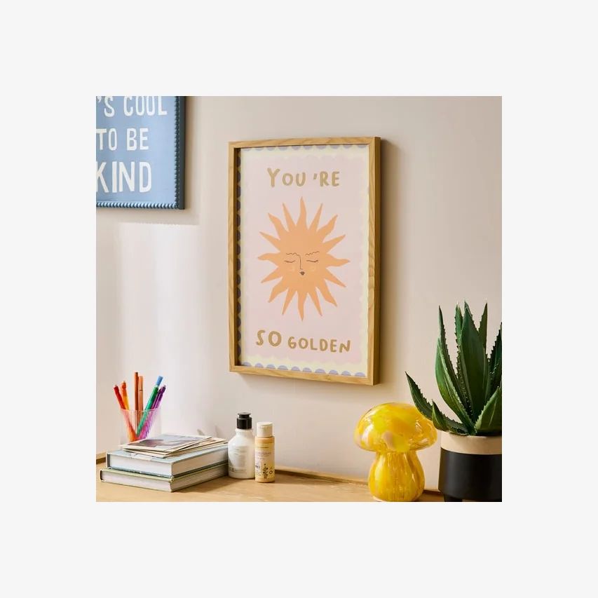 You're So Golden Framed Print – image 1