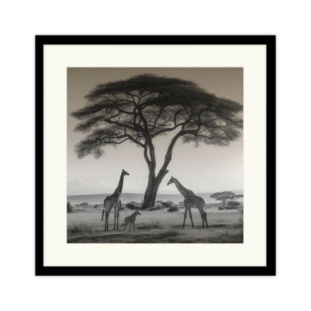 Artko Serengeti Safari Graceful Giraffes Framed Print – image 3