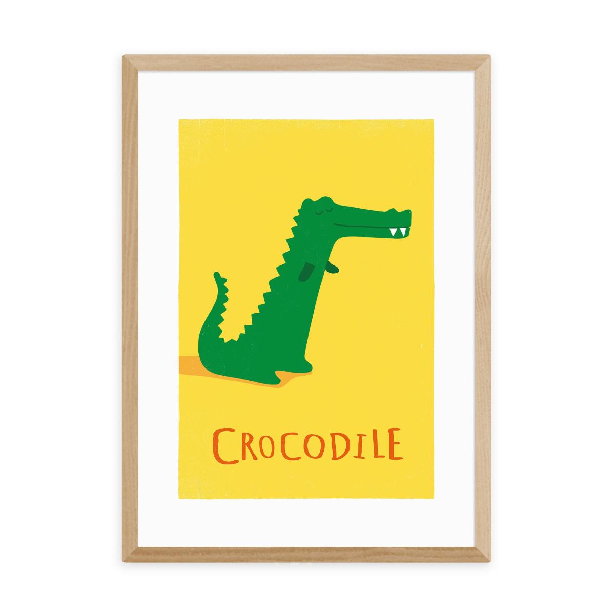 East End Prints Crocodile Print Yellow – image 2