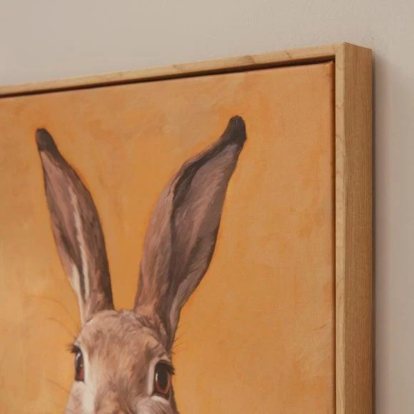Hare Framed Canvas – image 2