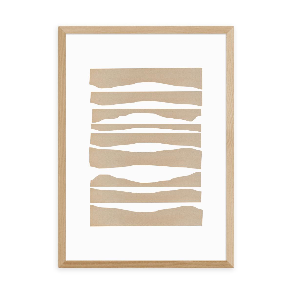 East End Prints Waves Print Natural – image 2