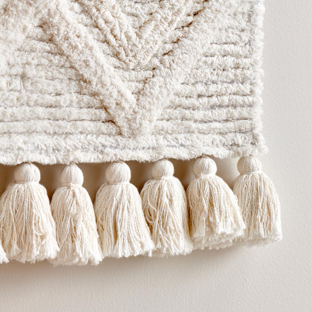 Extra Large Inca Tufted Wall Hanging Cream – image 2
