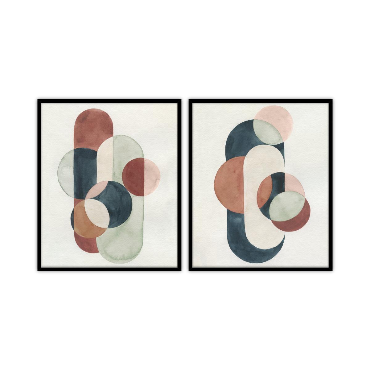 Set of 2 Loops Bounds Framed Prints – image 2
