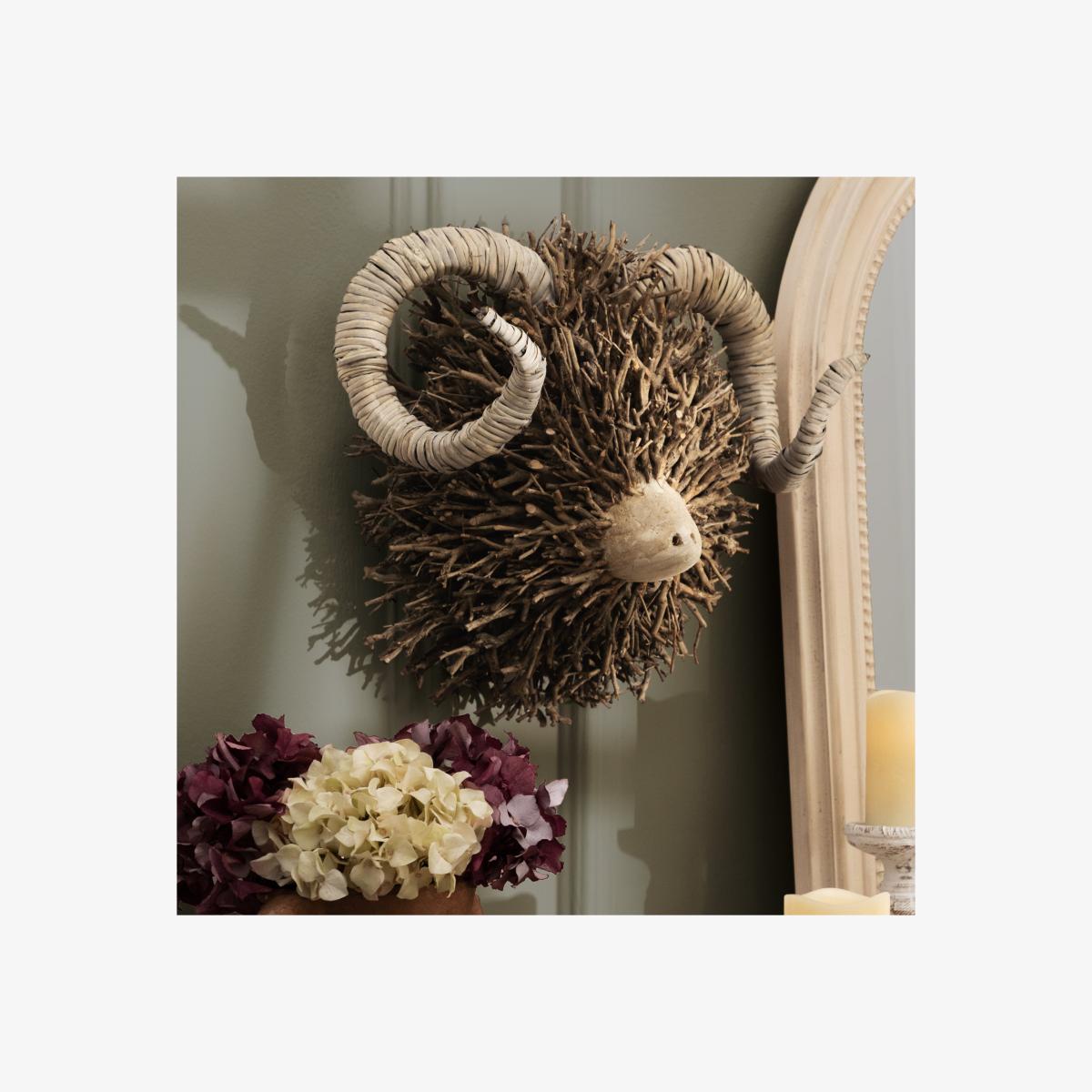 Voyage Maison Beau Wall Mounted Ram Head Ornament – image 1