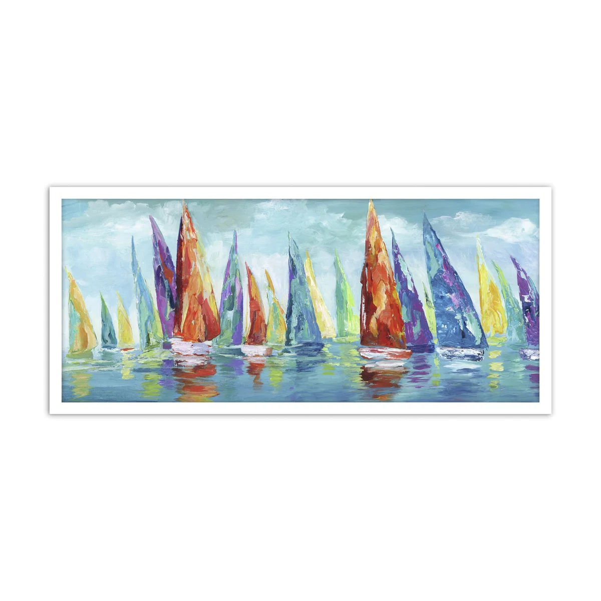 Day Sailing Framed Print MultiColoured – image 2
