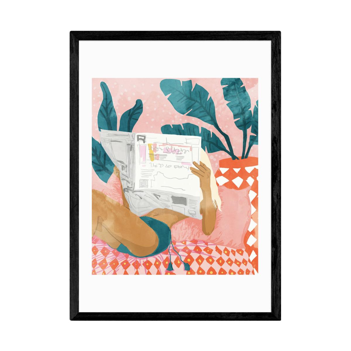 East End Prints Morning News Print MultiColoured – image 2