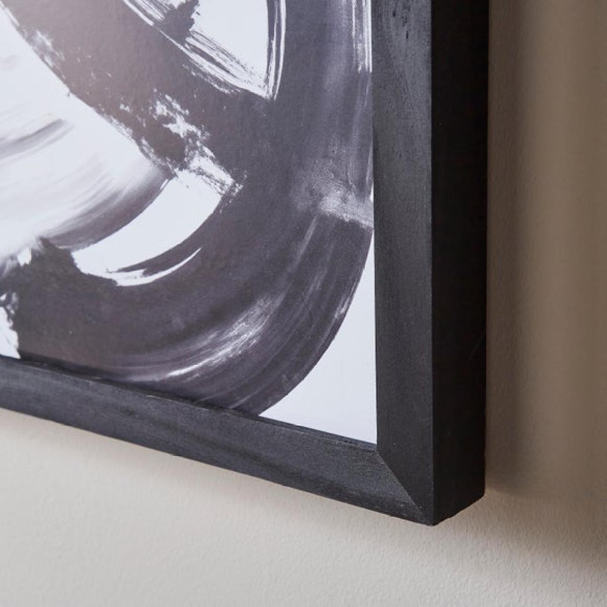 Tiled Monochrome Abstract Framed Wall Art – image 2