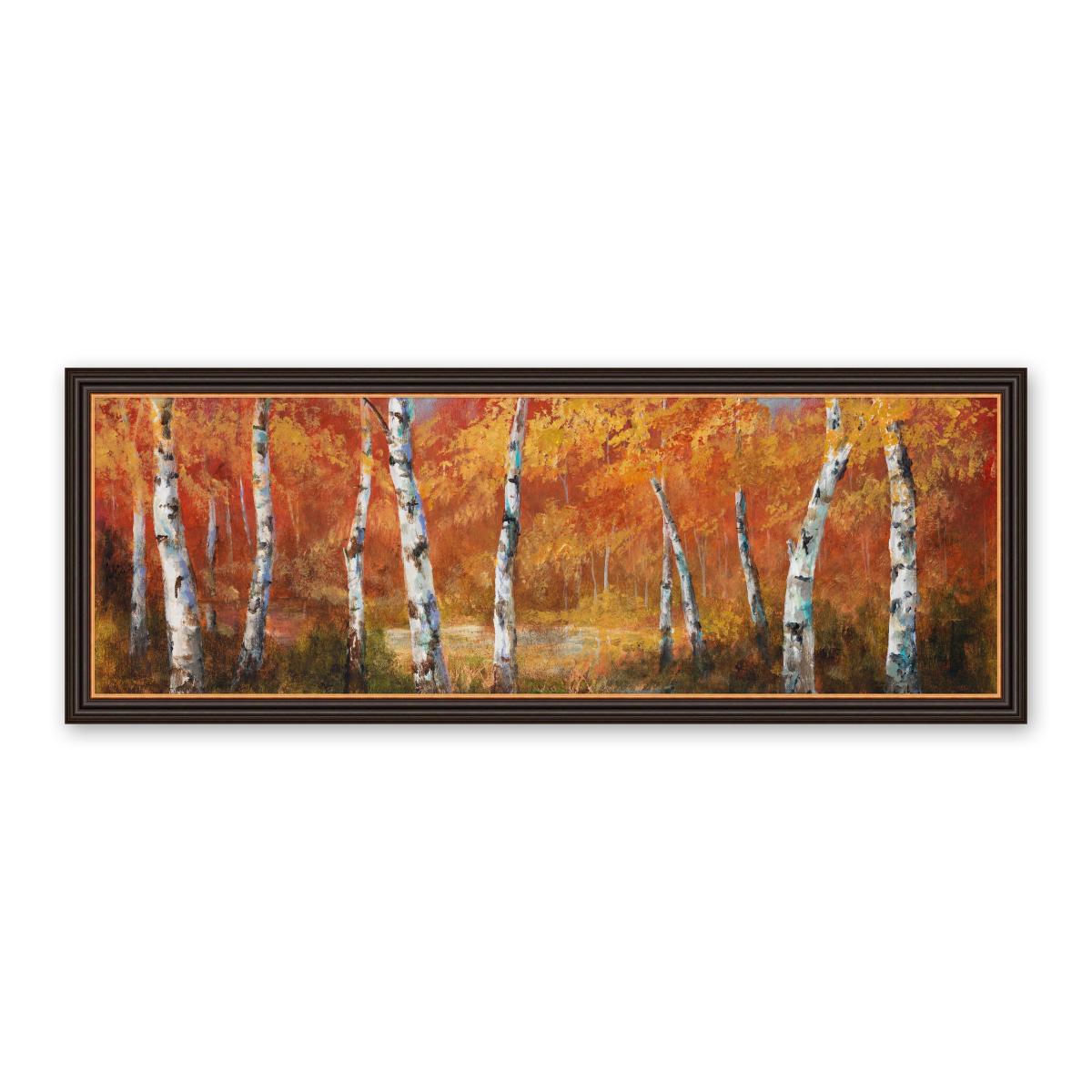 Autumn Birch by Art Fronckowiak Framed Print Black/Gold – image 2