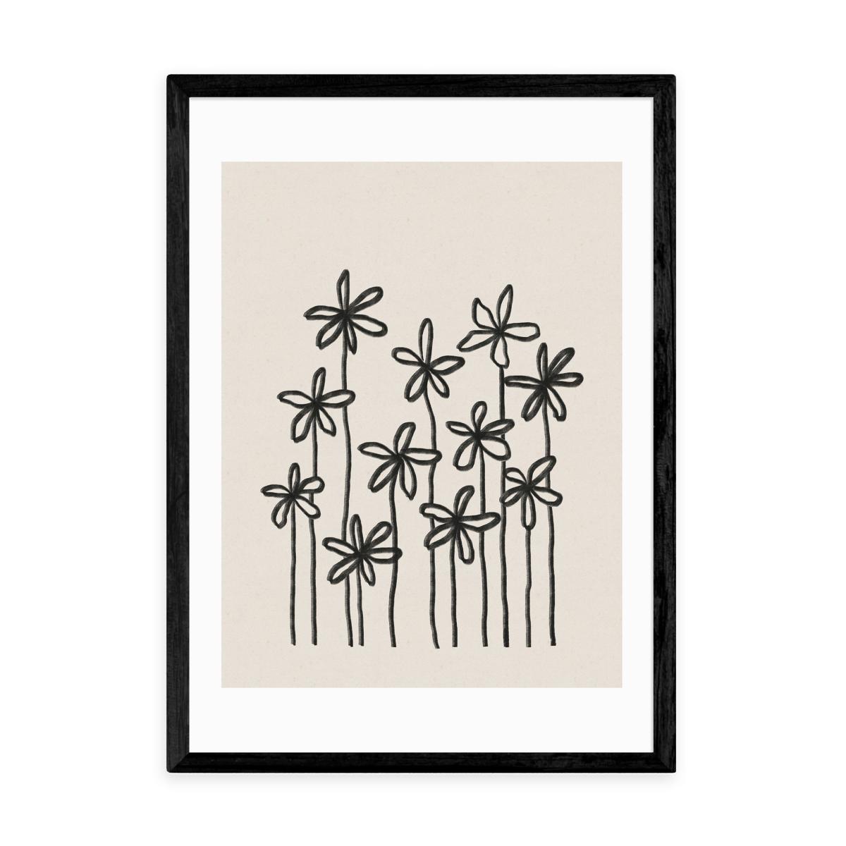 East End Prints A Field of Flowers Print Natural – image 2