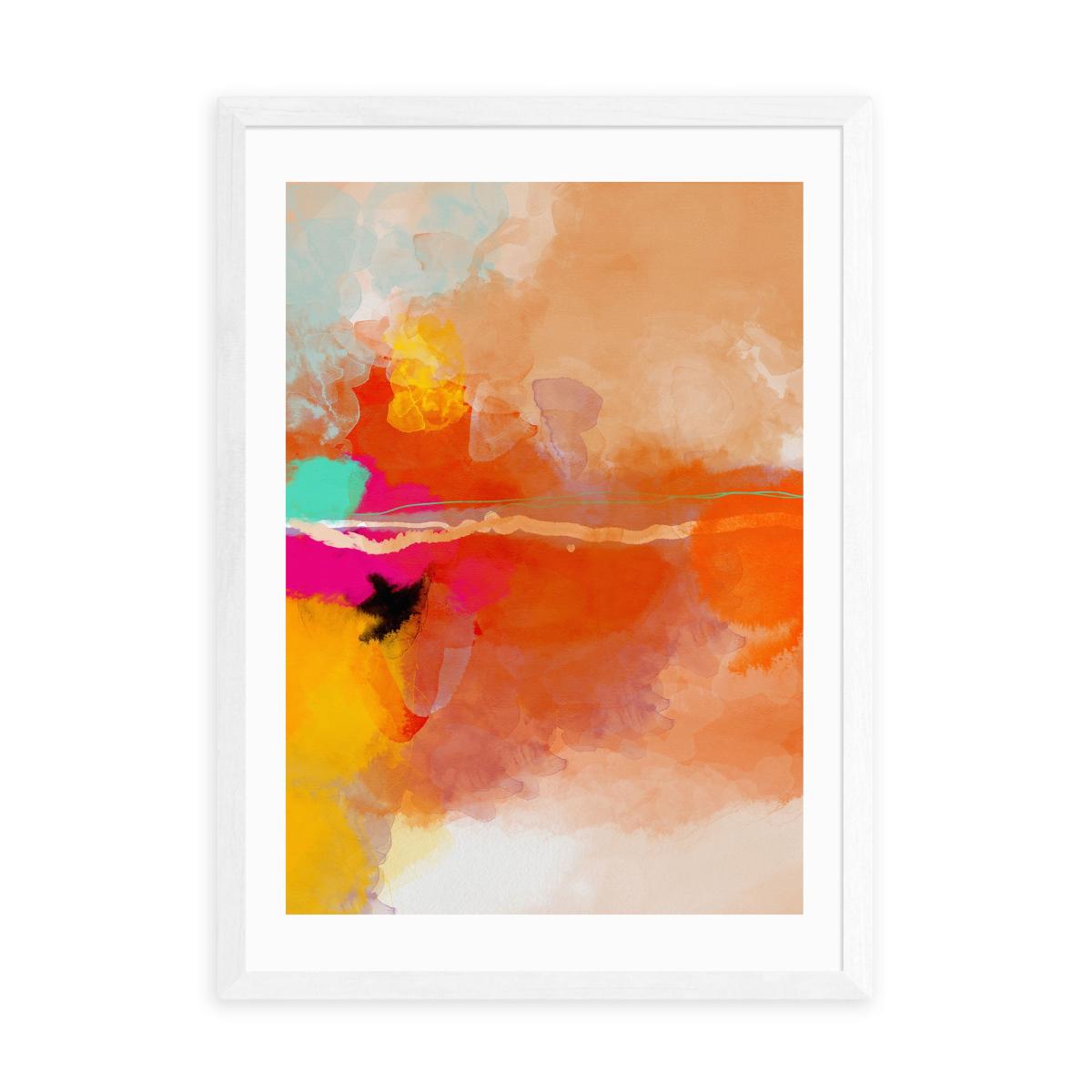 East End Prints Yellow Blush II Framed Print Orange – image 2