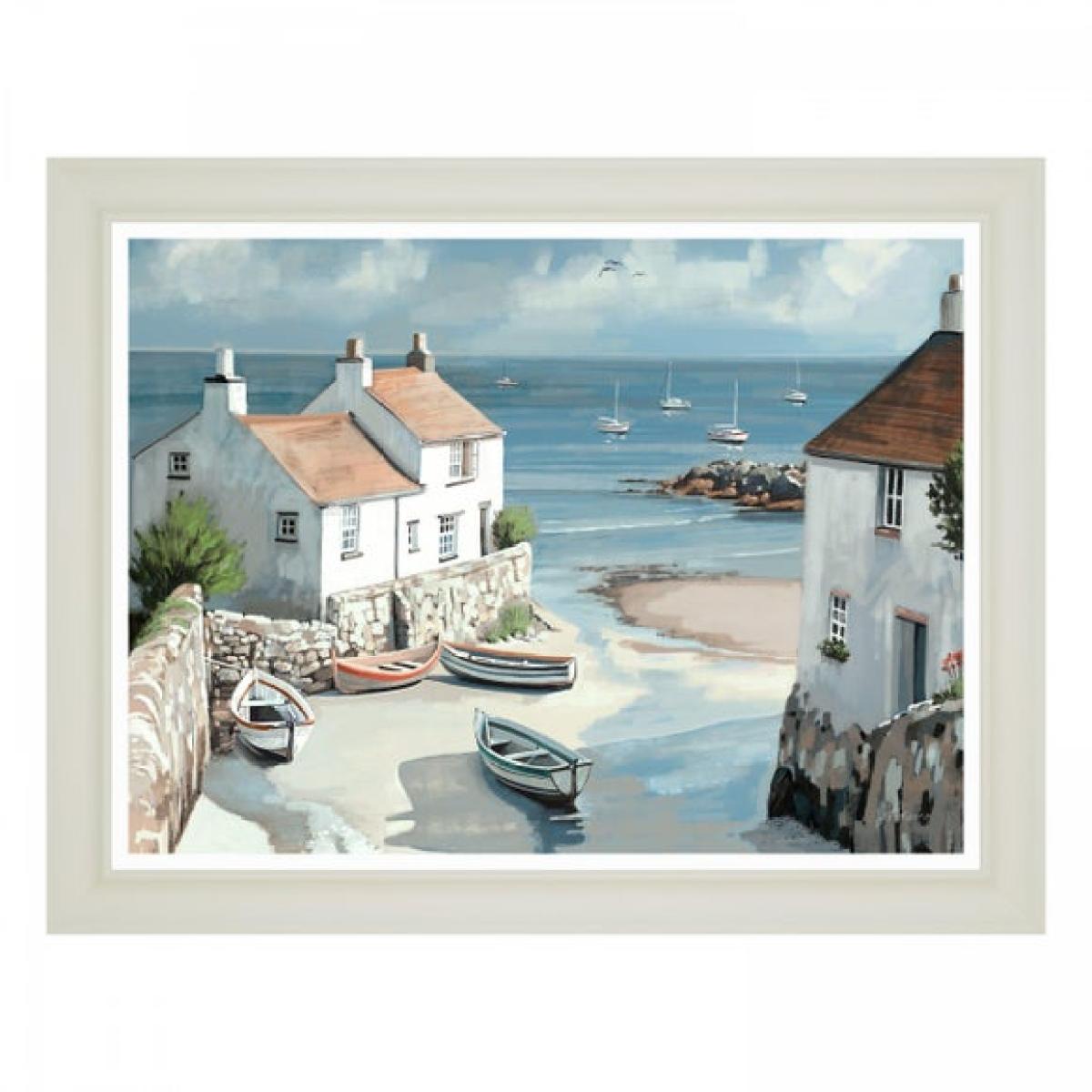 Cedar & Sage Calm Cove Framed Canvas – image 4