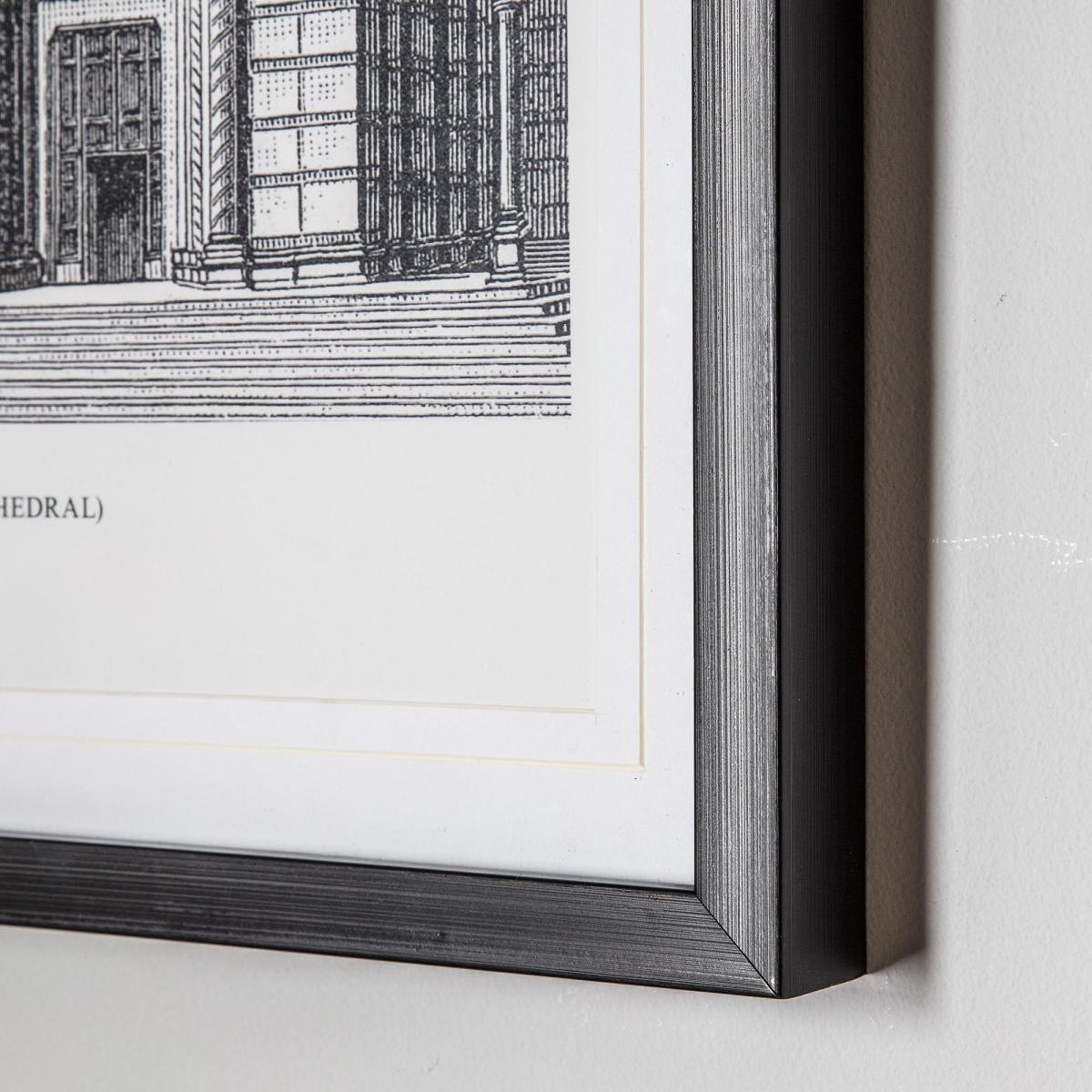 Glenford Vintage Illustration Framed Art Black and white – image 3