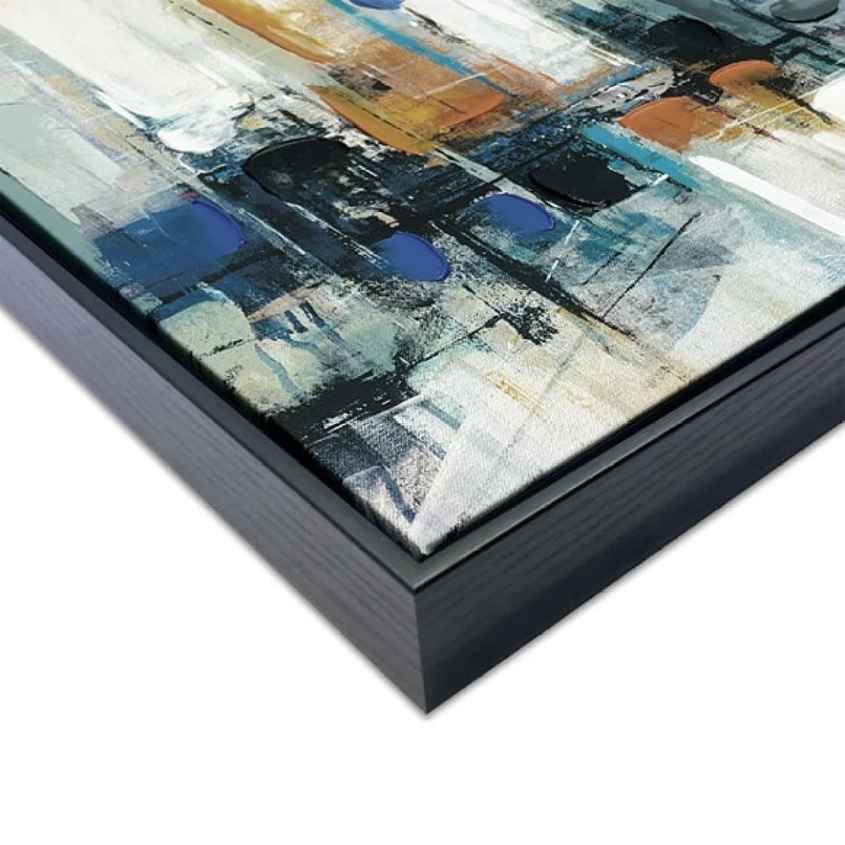 City Skyline by Joanne Last Framed Canvas – image 2