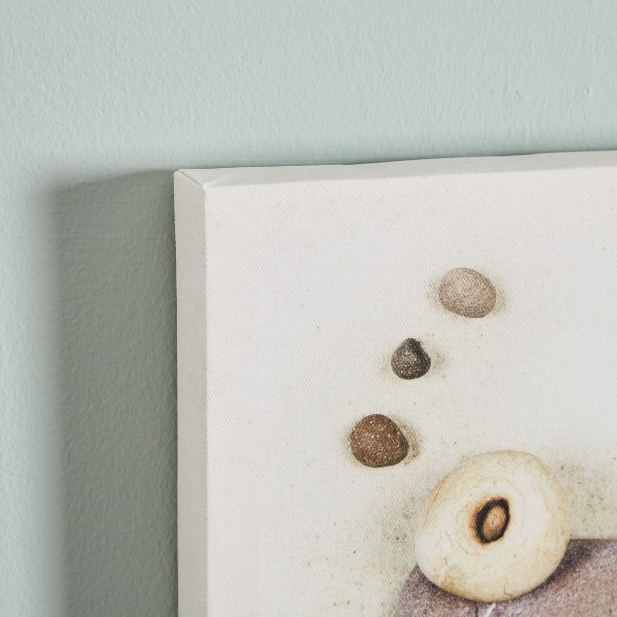 Set of 3 Pebble Fish Canvas Print White / Magnolia – image 2